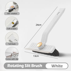 360° Rotating Crevice Cleaning Brush Kitchen Bathroom Toilet Corner Cleaning Brush Multi-function Brushes