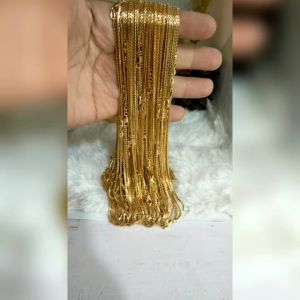 Kalung Itali Santa Kuning Perak 925