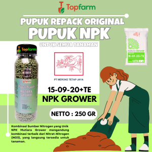 Pupuk Npk Mutiara Grower Te / Pupuk Npk Grower 15 09 20 / Pupuk Npk Mutiara Grower 1kg / Pupuk Meroke Grower / Pupuk Meroke Grower