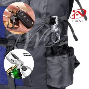 TWOL SHOP 1pcs Multifunction keychains car key holder keychain ring motor accessories