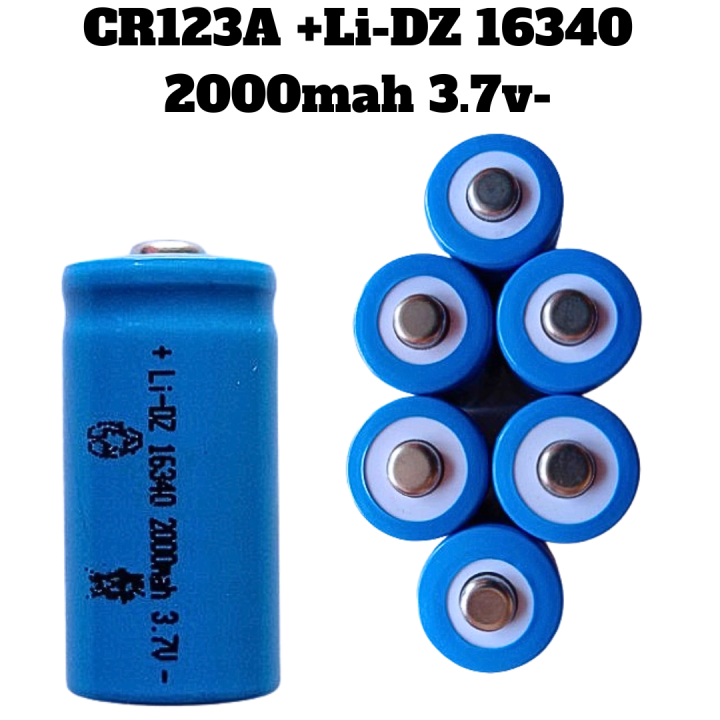 thumbnail image 2 of Kingwei 16340 RCR123A Battery 2-Pack – 1200mAh, 3.7V, PBC Protected, Rechargeable 2 of 5