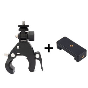 Tripod Accessories Extenntion Clip And Phone Holder For Live Streaming Universal Bicycle camera Holder With a Mobile Phone Clip
