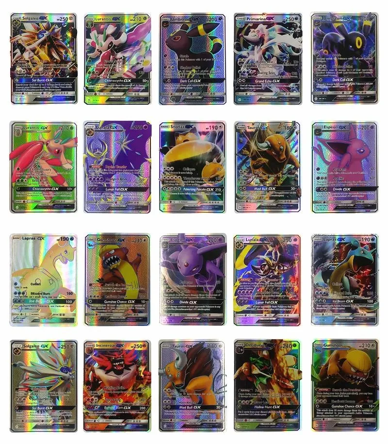 10-100PCS French Version Pokemon Cards V GX MEGA TAG TEAM, 53% OFF