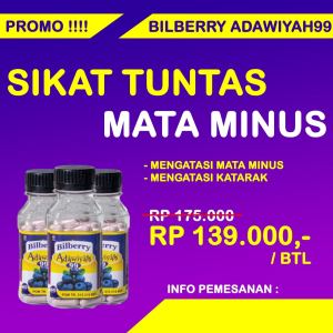 Bilberry adawiyah obat mata origina BPOM berhologram isi 60 kapsul