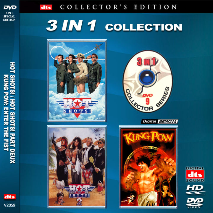 DVD Hot Shots English Movie 3 In 1 Collection v2059 Lazada