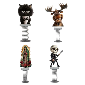 ของเล่นอะคริลิคตกแต่งรถรูปแมวพยักหน้าแผงหน้าปัดแบบโต้ตอบการจัดสีให้บริการนานหลายสไตล์สำหรับผู้ชายผู้หญิง