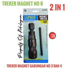 LUMOS Treker Magnet No 8 2 in 1 Bisa Buat No 3 dan 4 Magnetic Puller Honda Beat Nmax Tiger Mio
