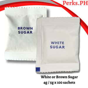 White & Brown Sugar 4gms/ 5gms in 100 sachets