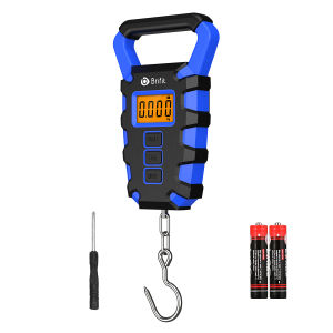 50Kg Hanging Scale with Ruler Digital Portable Fish Hook Electronic Weighting Luggage Scale LED Display Balance Висячие2026
