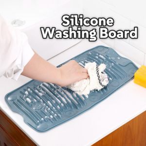 New Multifunctional Silicone Washing ard Laundry Scrubbing ard Roll Up Washard Non Slip Folding Laundry ard