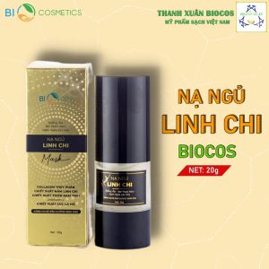 Serum Dưỡng Trắng Da Mặt Mờ Thâm BioCos Mask - Nạ Ngủ Linh Chi Dưỡng Ẩm Mờ Thâm Nám Ngăn Ngừa Lão Hóa An Toàn 20g