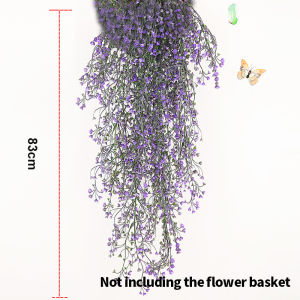 Simulated green plant wall hanging home decoration wall plastic flower hanging basket plant vine
