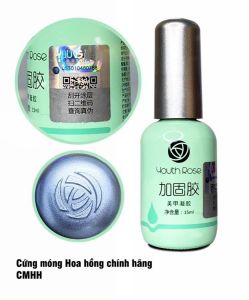 Sơn gel Hoa Hồng 15ml Chính Hãng (Chai) base top cứng móng sơn gel thạch làm nail