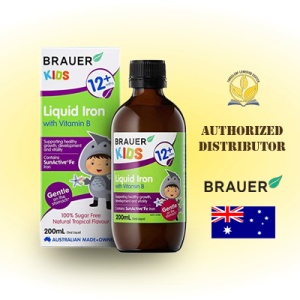 Brauer Kids Liquid Iron with Vitamin B 200 ml