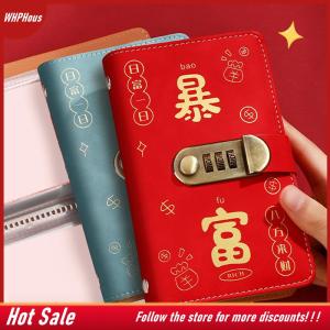 【COD】🔥🔥🔥 200 Envelopes Money Saving Challenge With Password Lock Save Money PU Money Collection Book Large Capacity Portable