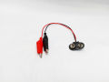 9V BATTERY SNAP CONNECTOR to ALLIGATOR CLIP 25mm, BEST FOR LED STRIP LIGHT or DIY PROJECTS. 