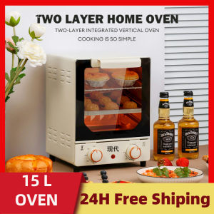 16L Electric Backing Oven Multifunctional Vertical Oven Small Baking Barbecue Household Automatic