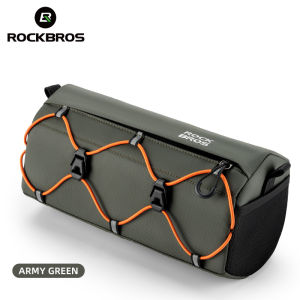 ROCKBROS Bike Front Beam Bag MTB Road Bicycle Hexagonal Head Hanging Crossbody Bag Riding Equipment