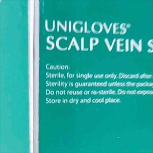 UNIGLOVES BUTTERFLY Scalp Vein Needles Set Box of 100pcs (Full box) 21G 23G 25G Sterile