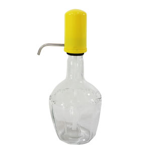 Wadah Air Minum Dispenser Kaca Infused Water Jug Hand Pump 2 Liter