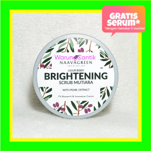 Naavagreen Lulur Body Brightening Body Scrub Mutiara 100 gram by dr Fredi Setyawan Skin Care Original