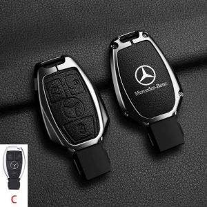 Car Key Case Key Chains For Benz Key Case C-Class E-Class S-Class W205 C63 E63 E200L E300L C260L A200L GLC Zinc Alloy Key Holder