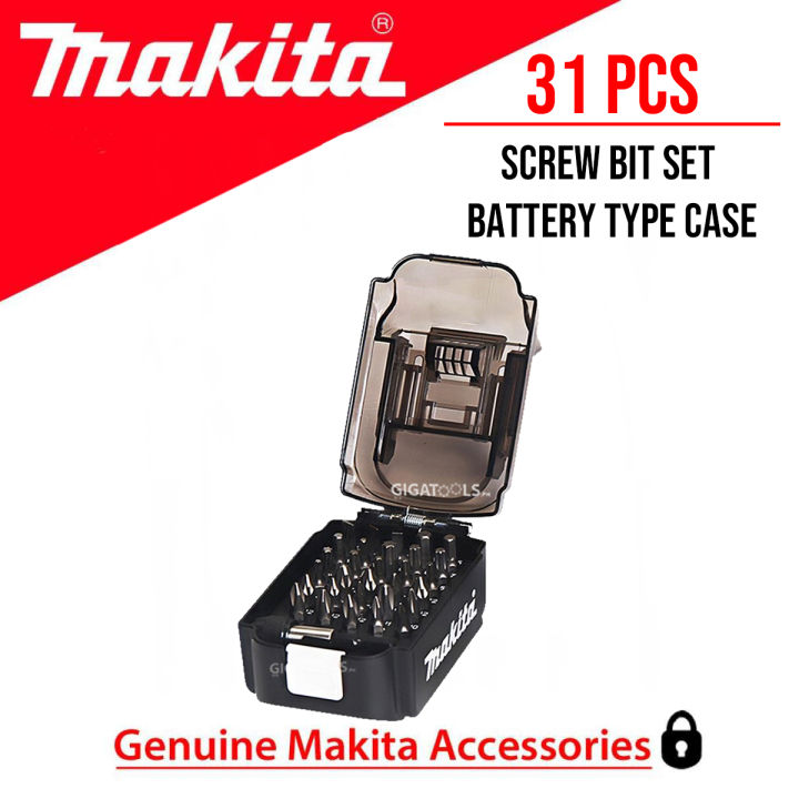 Makita B-69901 31pcs Screw Bit Set Battery Type Case ( SCRWBTS ...