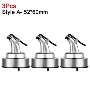 1/2/3PCS Kitchen Press Nozzle Leak Proof Oil Bottle Stopper Wine Dispenser Kitchen and Bar Accessories