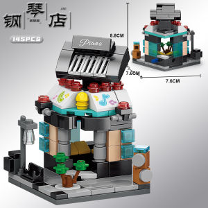 City House 3D Model Building Blocks Toys With Minifigures Puzzle Toys Gift for Kids Girls