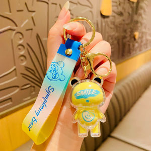 Móc khóa Hoạt Hình Gấu Heartbeat Bear Pendant dễ thương - Phụ kiện balo túi xách