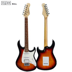 OQAN Electric Guitar ST Mustang Guitar Humbucker Pick Up Sunburst