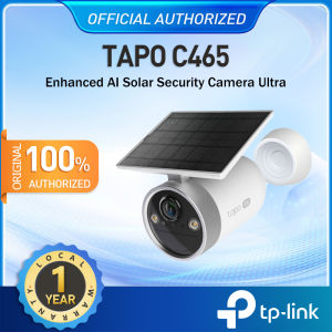 【READY STOCK】TP-Link Tapo C465 Enhanced AI Solar Security Camera Ultra 4K 8MP UHD 180-Day Battery Life Integrated Solar Panel (50 Min Sun/Day) Local AI Person/Pet/Vehicle Detection No Monthly Fee IP65 Weatherproof