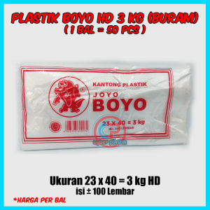 Plastik Foto Copy Termurah ( TIPIS ) | Boyo HD 3 kg ukuran 23 x 40 isi 100 lembar