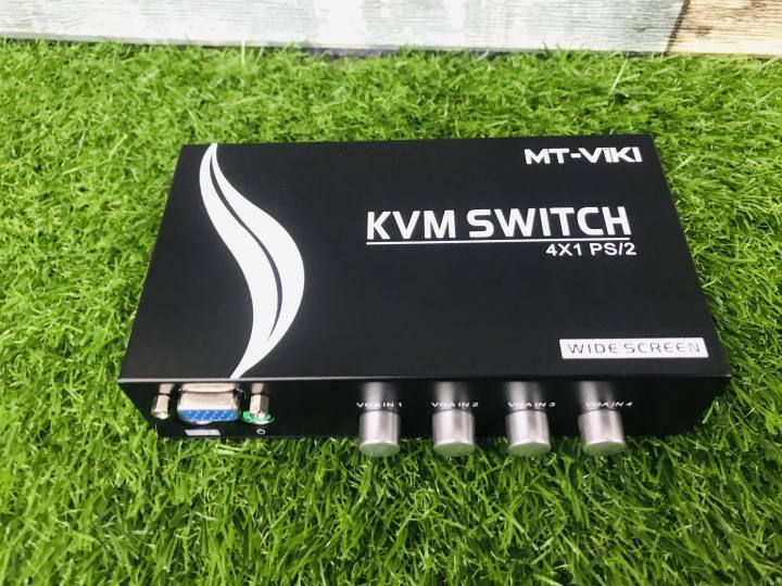 KVM SWITCH 1 to 4 (4 PORTS) GF13002 Lazada PH