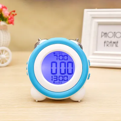🇸🇬[Ready Stock] Loud Alarm Clock for Heavy Sleepers Digital Clock With Light Bell Double Alarms for Work Home Dormitory Kid Battery Clock