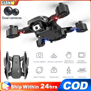 GLANXI Drone With Camera Original 2025 Black  Helicopter  Remote Control four-axis Drone With drone 4k dual camera for Beginners WiFi  Video High Altitude Hovering  Obstacle Avoidance One-key Takeoff/landing Trajectory Flight  Gesture Photo/video