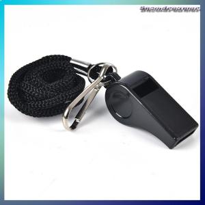 Snowdreamer สายนกหวีดพลาสติกสำหรับผู้ตัดสินกีฬาฟุตบอลฟุตบอลมีสายคล้องนกหวีดเสียงดังฉุกเฉิน