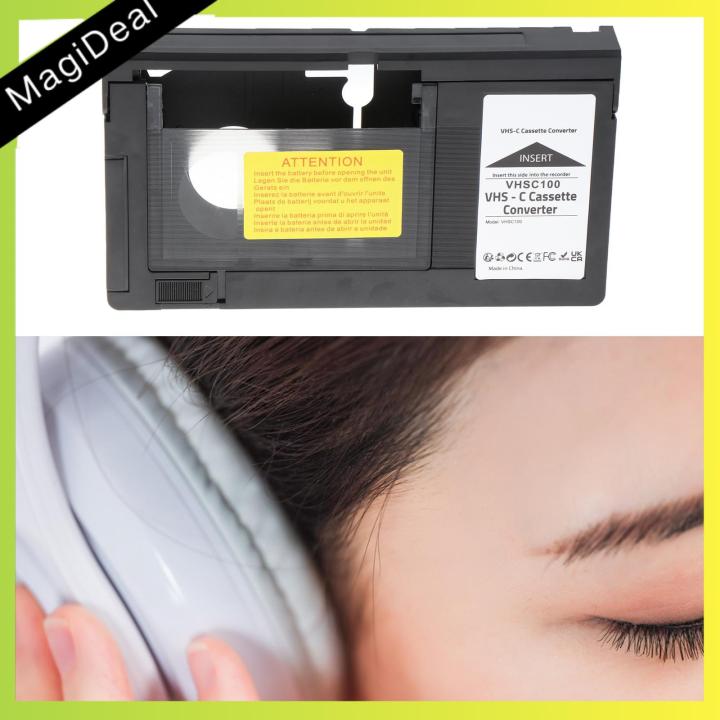 Vcr Player VHS C Cassette Adapter Camcorders Portable Cassette Vhs Converter