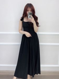 SV 6701 - Livia Ribbon Dress | Silvervogue | Gaun Katun Poliester Midi Pakaian Kasual Wanita