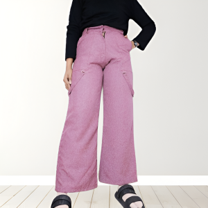 Celana Wanita Korean Style Harlee Long Pants DM Bahan Linen Polos Bawahan Wanita OOTD Hijab