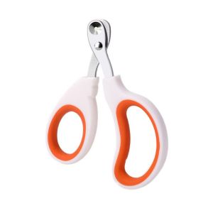 ER52858 Stainless Steel Professional Cat Nail Clippers Preventing Bleeding Plastic Cat Nail Portable Non-slip Handle Pet Grooming Trimmer Bird