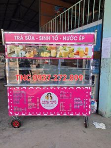 Xe Đẩy Trà Sữa Độc Lạ Rẻ Và Đẹp Nhất Năm 2023 chỉ có ở Tân Ngọc Châu TNC 0937 272 899