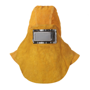 Leather Welder Hood Welding Helmet Heat Lightweight Face Cover With Customizable Buckles For Tig And Stick Welding