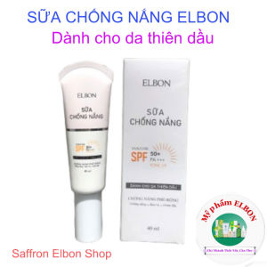 Kem Chống Nắng Nano Collagen ELBON Thành Phần Thiên Nhiên Kháng Nước Dưỡng Ẩm Bảo Vệ Da Với Chỉ Số SPF 50+ Ngừa Lão Hoá