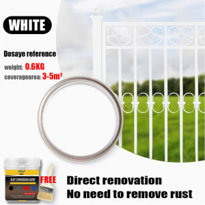 2 in 1 Rust converter anti rust paint for metal Converts rust 1000g Convert rust into a protective layer to prevent rust water-based anti-rust Metal rust remover Waterproof remover anti-rust primer rusty metal steel protection rust remover