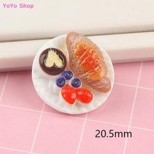 💕 YoYo Shop 💕 6pcs Mini Dim Sum Platter DIY Miniature Landscape Fairy Garden Decors Accessories Doll House Ornaments