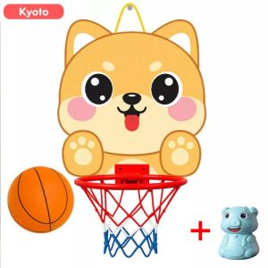 Japan Kyoto Mini Basketball Hoop with Stand Adjustable Indoor Outdoor Bunny Ball with Air pump