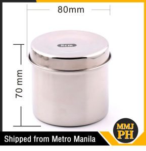 Stainless Steel Cotton Alcohol Disinfection Tank Dental Cotton Tank 8/10cm