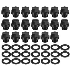 20 Pieces Multipurpose Pool Pumps Drain Plugs with O Rings for Haywards Super and Power Series Models Accessory