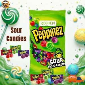 ROSHEN Peppinezz Sour Candy /Filled Sweet Candies/Available in: 1KG